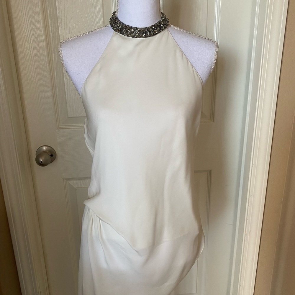 Haute Hippie Silk High Neck Tank
